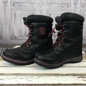 Totes Little Boys Black Red Grey Winter Snow Boots